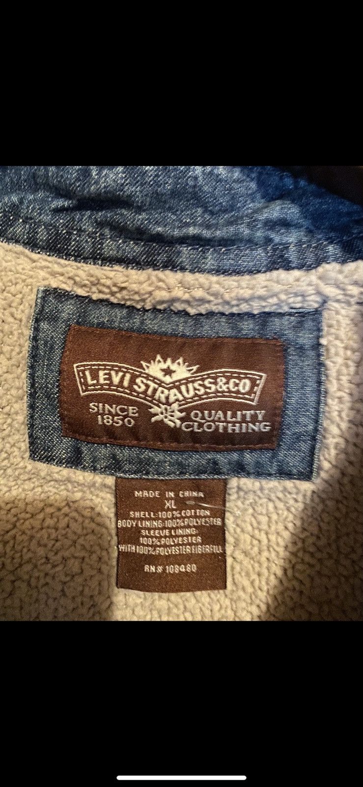 Levi's Vintage Clothing Vintage LEVIS SHERPA Blue Denim Jean Jacket Size US XL / EU 56 / 4 - 3 Preview