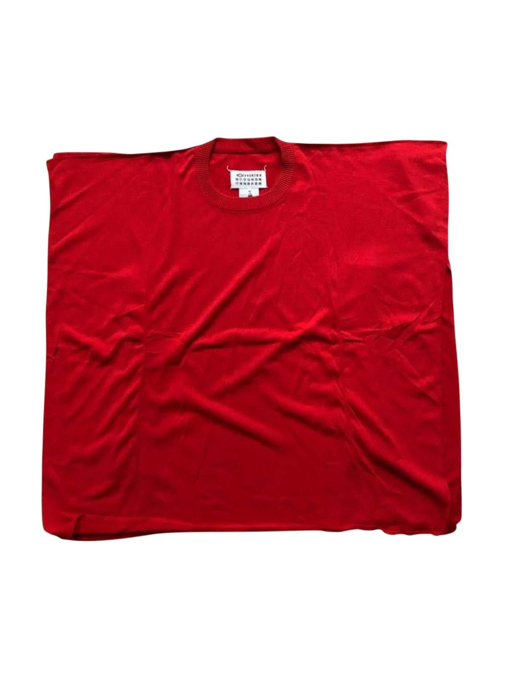 Maison Margiela ⚡️QUICK SALE⚡️Maison Margiela Red square Knit Sweater Size US S / EU 44-46 / 1 - 1 Thumbnail
