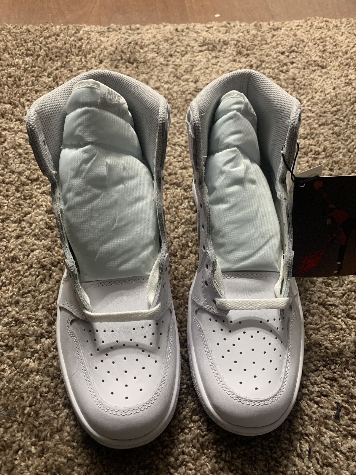 Jordan Brand Air Jordan 1 HI 85 OG White/Neutral Grey Size US 9 / EU 42 - 4 Thumbnail