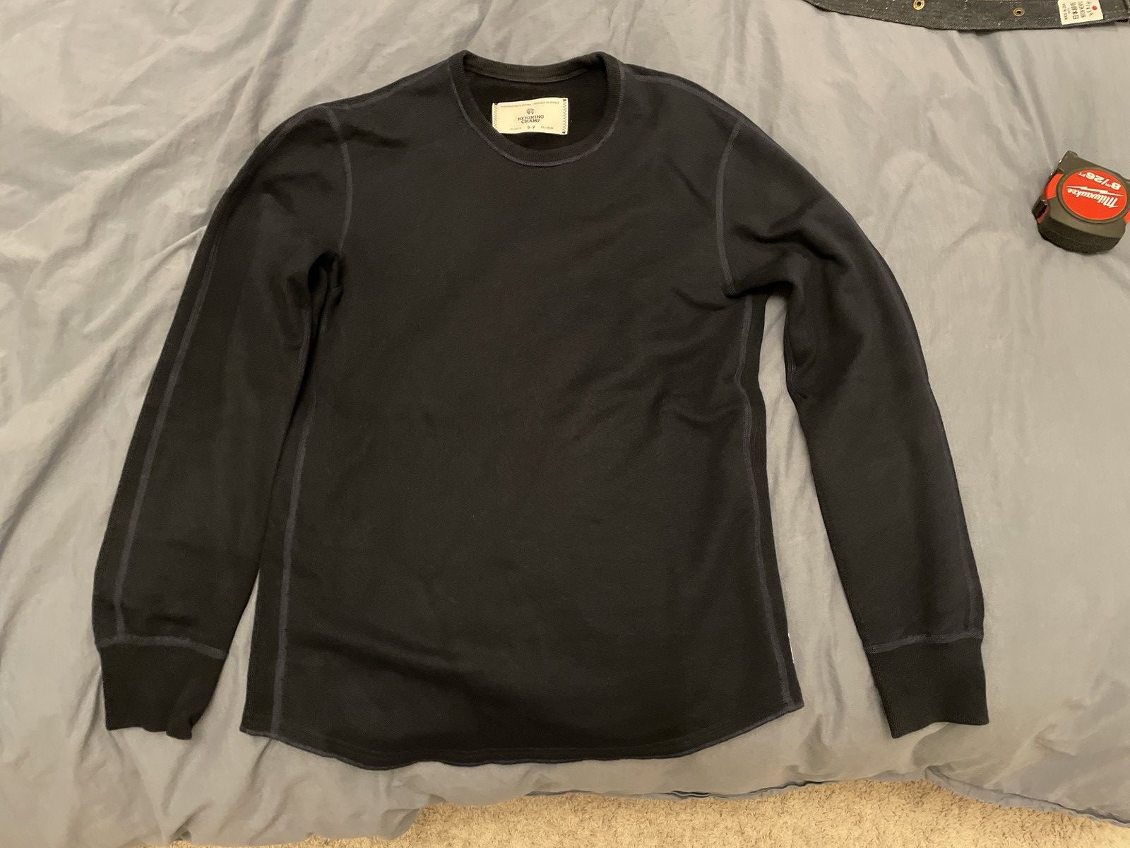Reigning Champ Reigning Champ Scallop Sweatshirt Middleweight Small Size US S / EU 44-46 / 1 - 1 Thumbnail