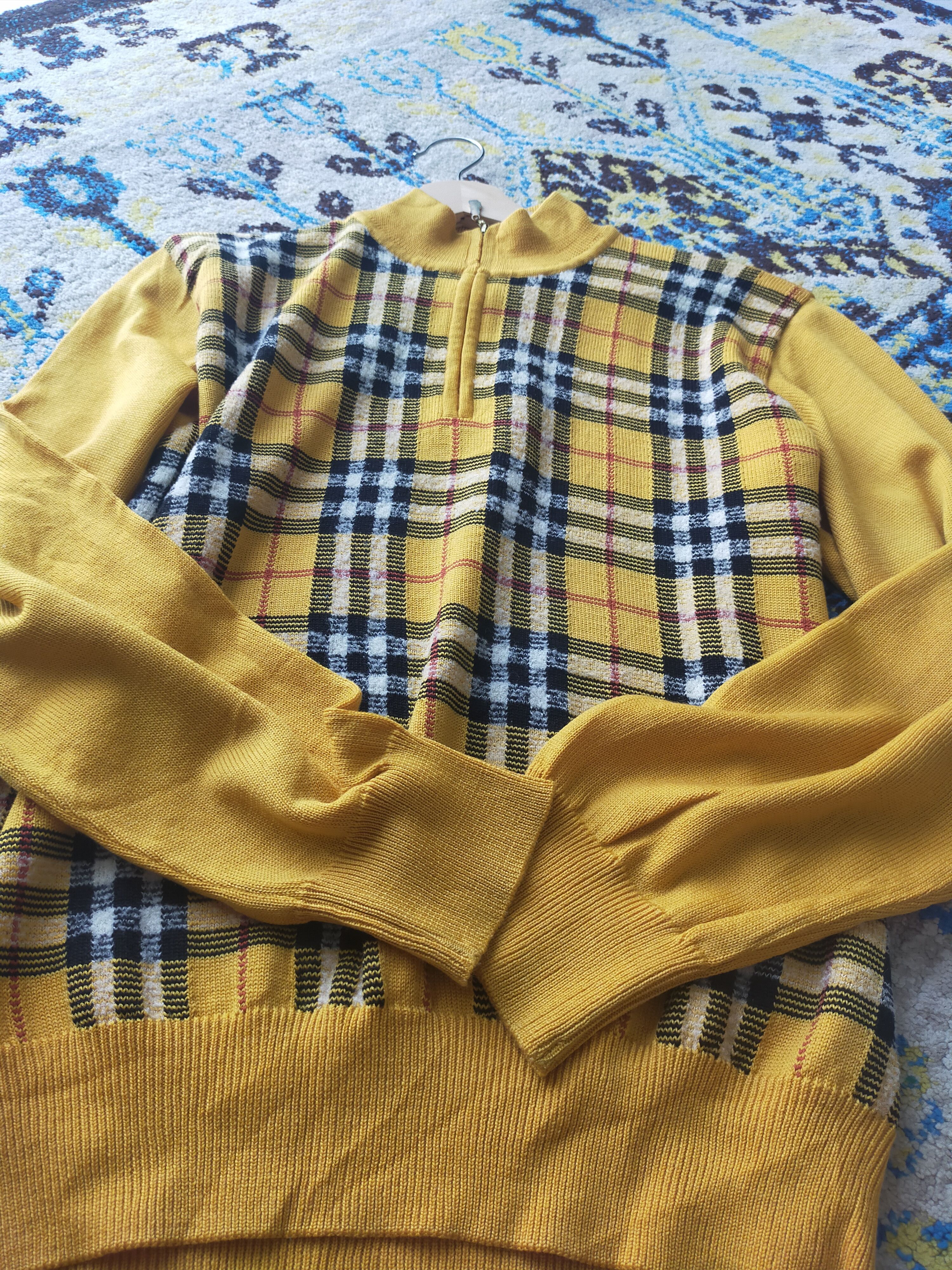 トップス vintage Burberry's novacheck sweater ep Vintage Burberry Novacheck Zipper Sweater Burberry Zipper