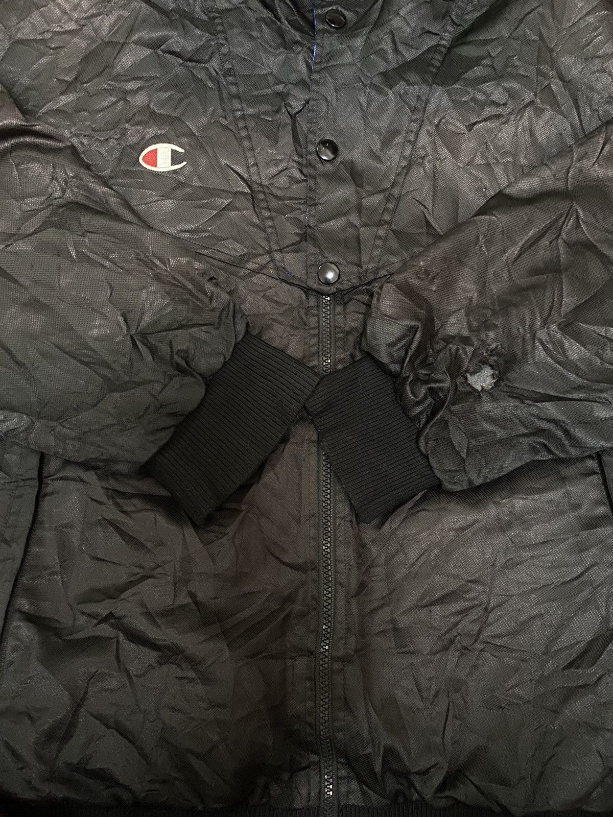 Champion × Japanese Brand Champion Bomber Black Oversize jacket Size US L / EU 52-54 / 3 - 9 Thumbnail