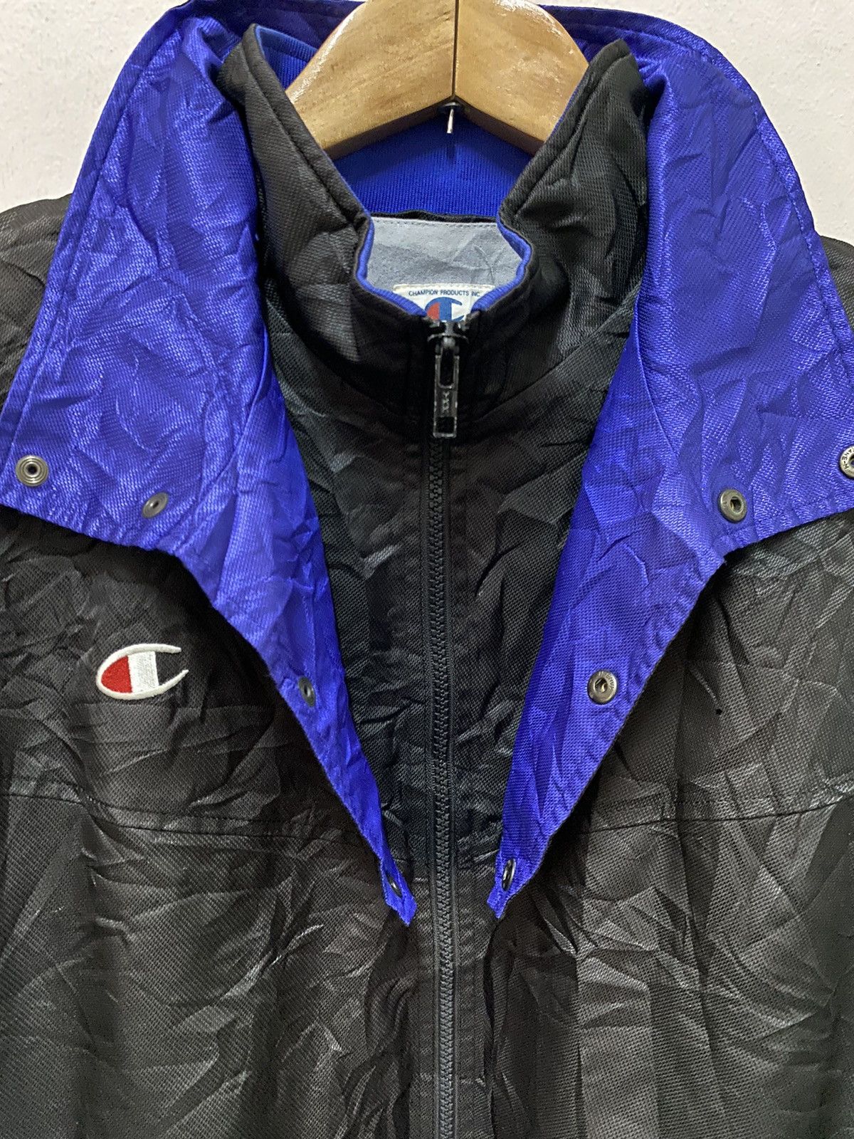 Champion × Japanese Brand Champion Bomber Black Oversize jacket Size US L / EU 52-54 / 3 - 6 Thumbnail
