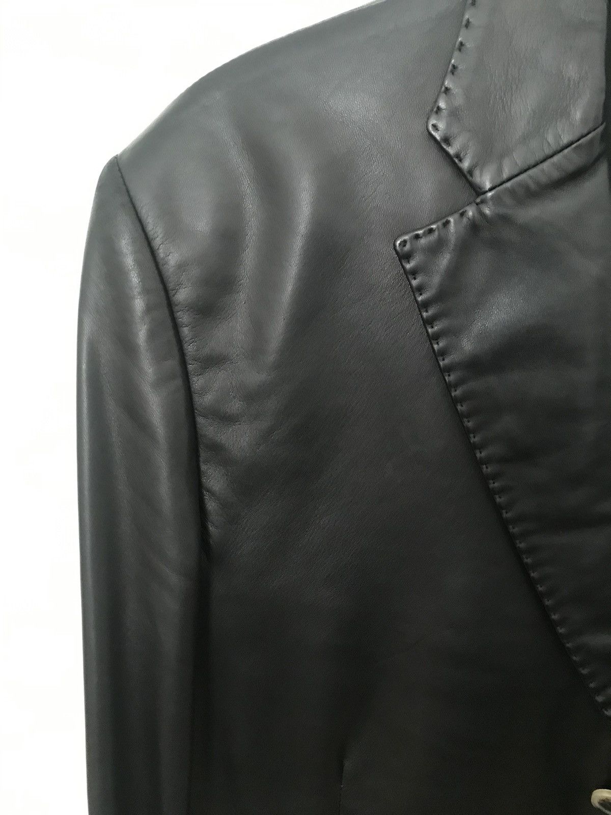 Salvatore Ferragamo Ferragamo soft leather blazer Size US M / EU 48-50 / 2 - 2 Thumbnail