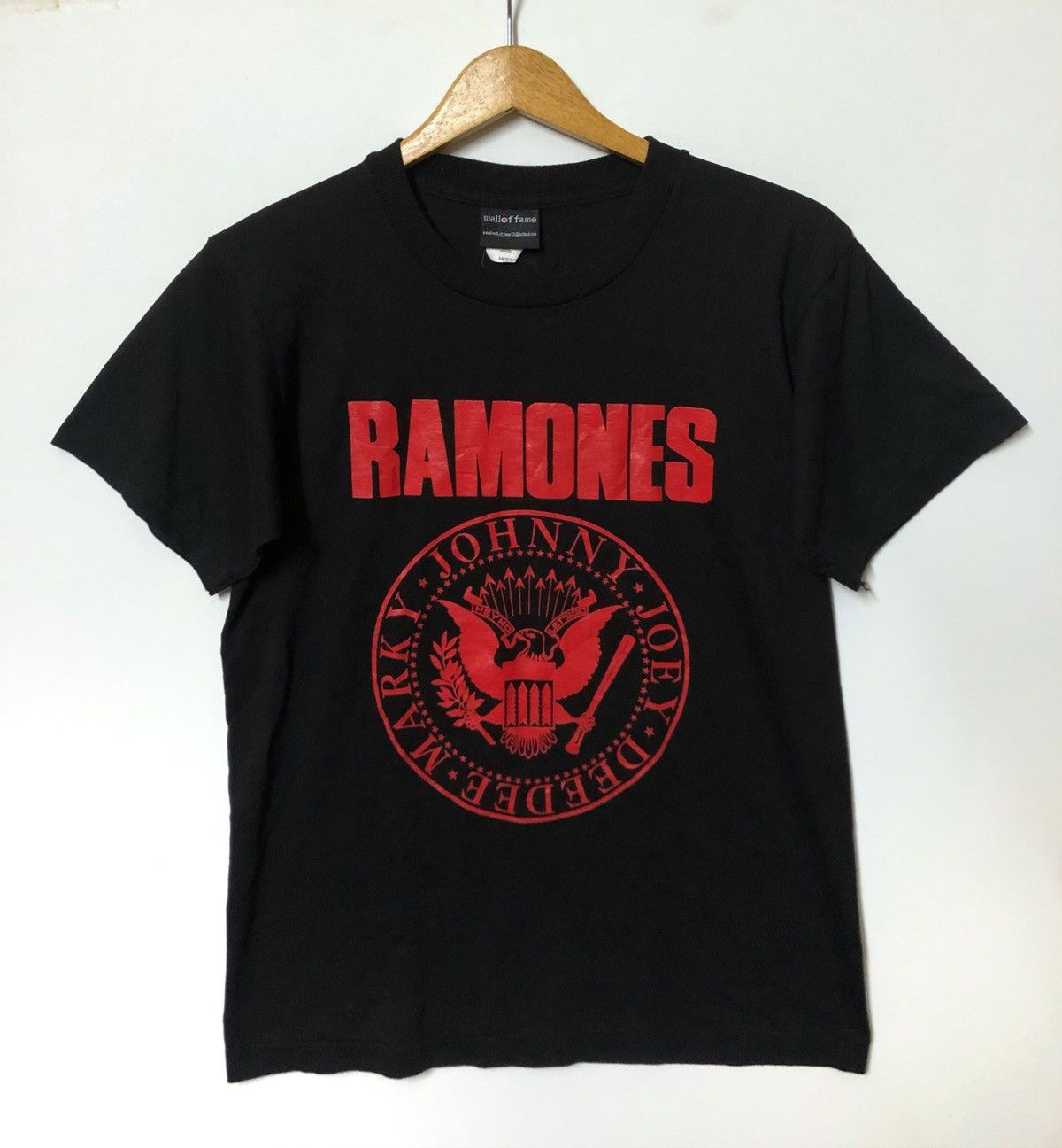 Vintage 90's Bootleg Ramones T shirt M fit S Punk Rock