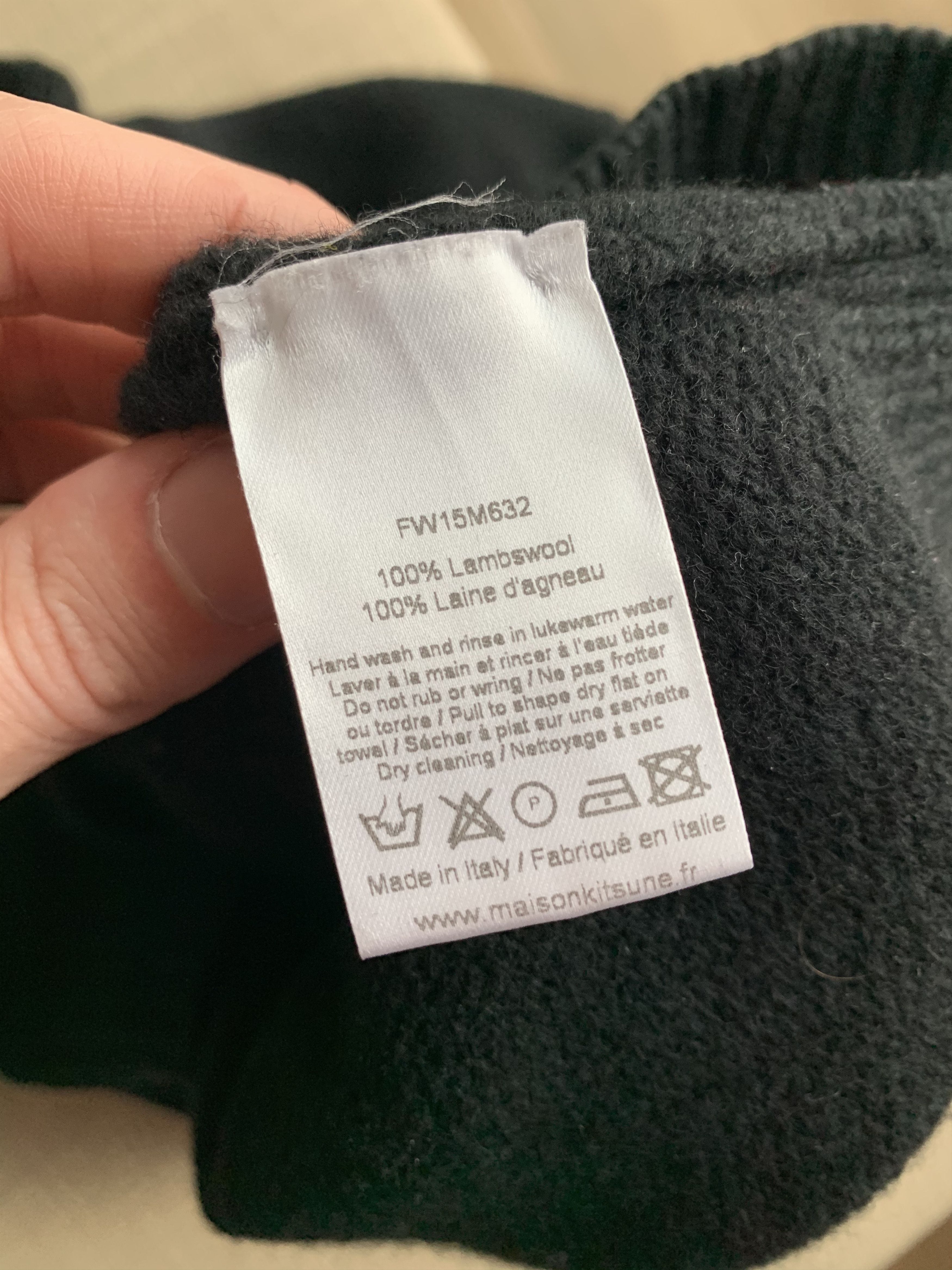 Maison Kitsune Fox Embroidered Crew Neck Knit Size US S / EU 44-46 / 1 - 4 Thumbnail