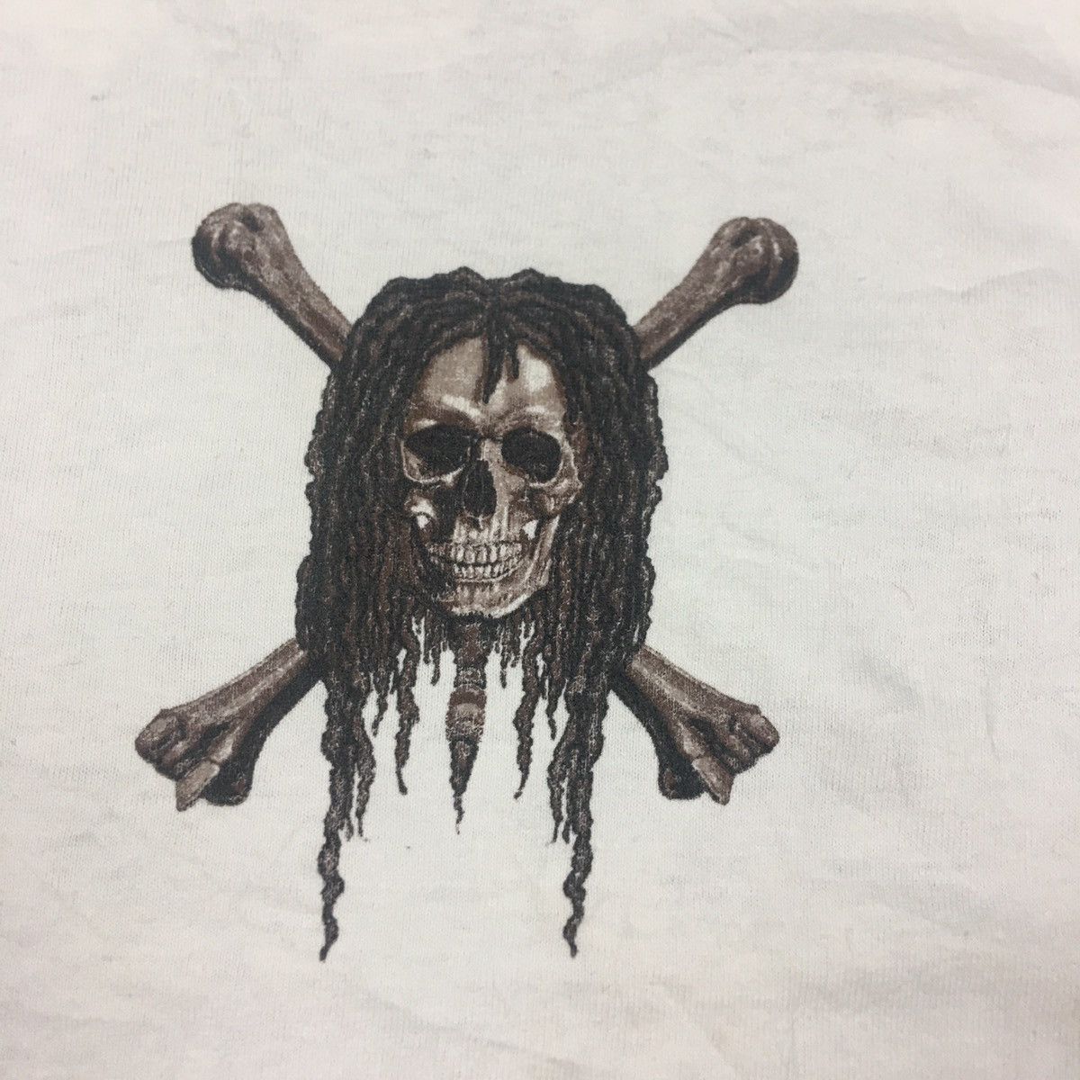 Santa Cruz Skateboards Vintage Jamaican Style Skull Design T-Shirt Size US M / EU 48-50 / 2 - 4 Thumbnail