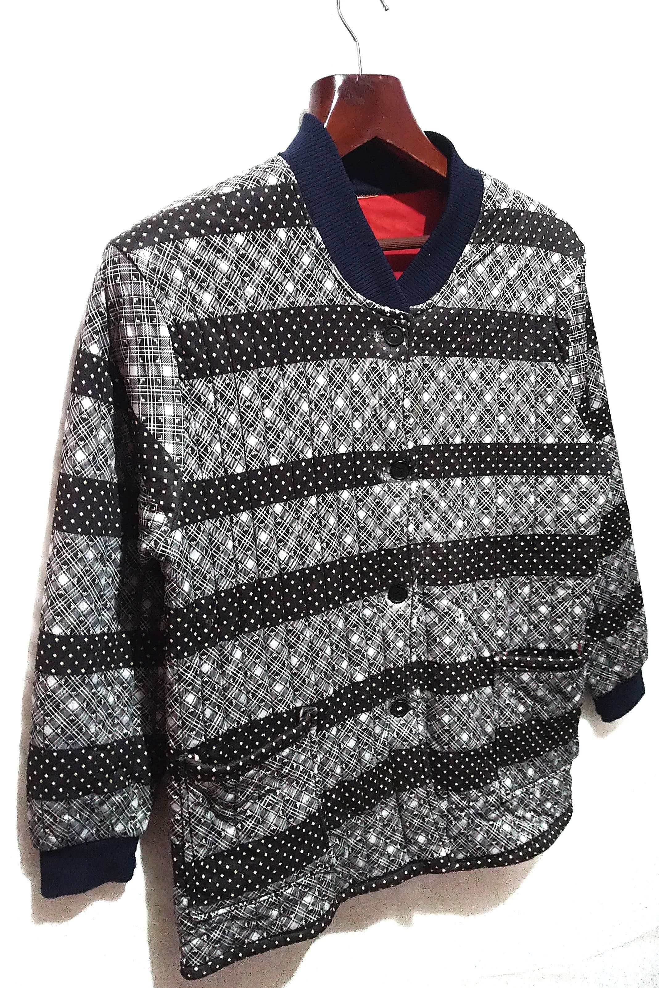 Japanese Brand Bandana Puffer Button up Jacket