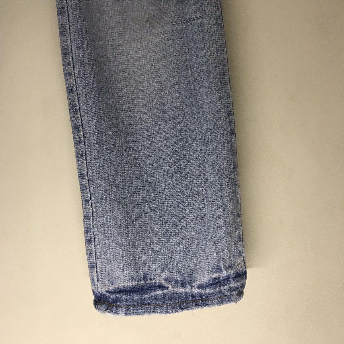 Karakuri Tamashii Japanese Sukajan Dragon Distressed Denim embroidery Jeans Size US 33 - 10 Thumbnail