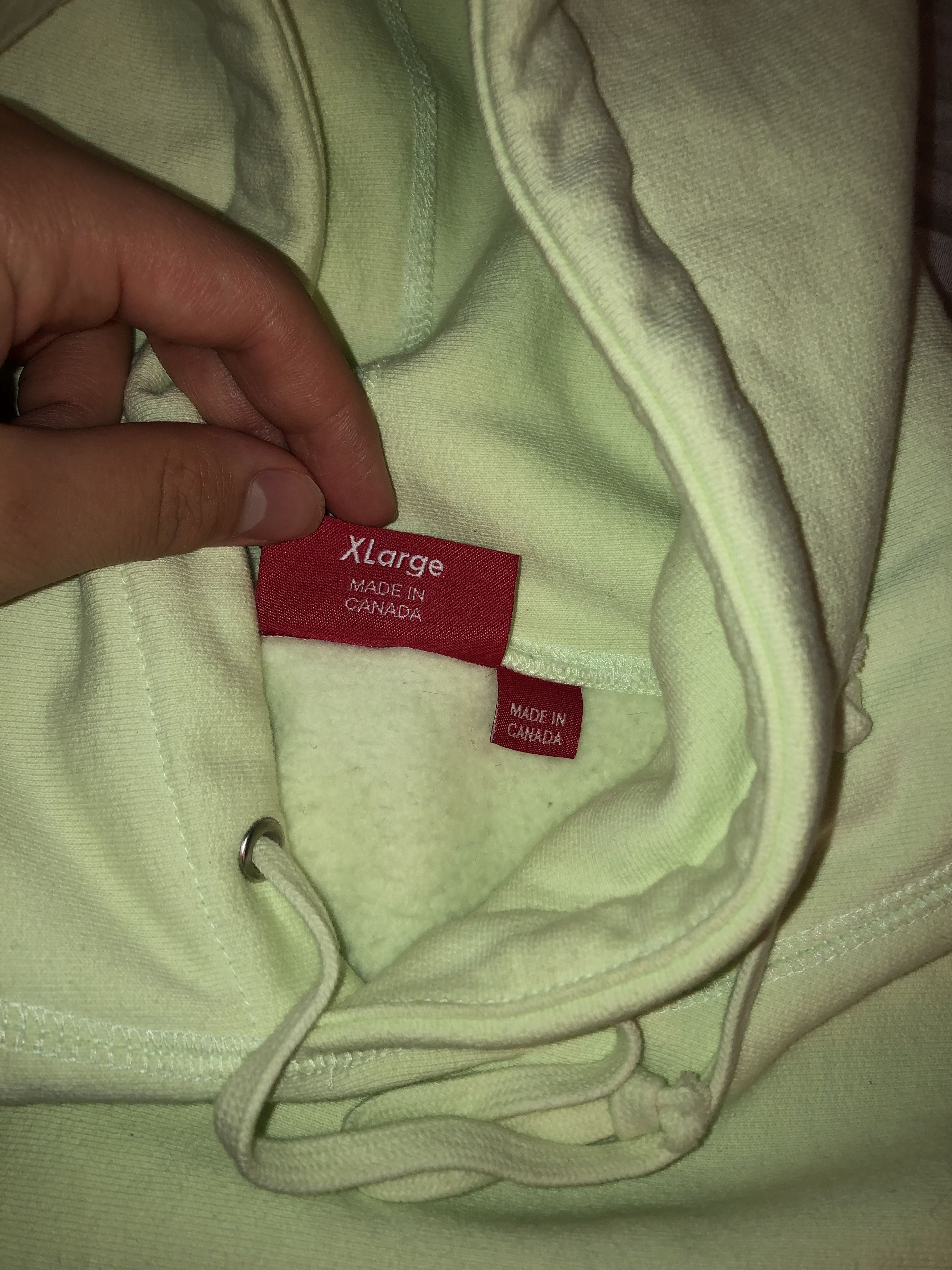Supreme Supreme Pale Lime Box Logo hoodie Size US XL / EU 56 / 4 - 6 Thumbnail