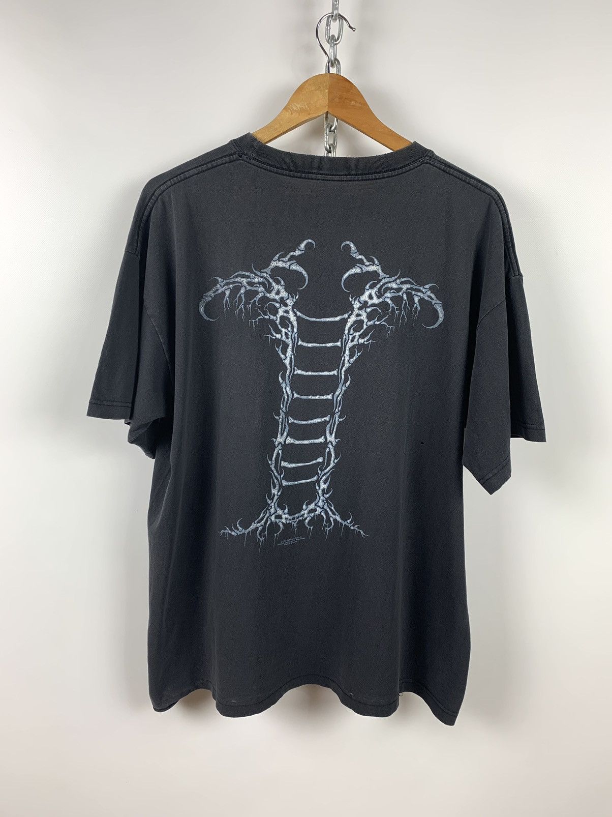 Band Tees 2005 Vintage Finntroll Nattfödd Rare Metal Rock T-shirt Size US XL / EU 56 / 4 - 2 Thumbnail