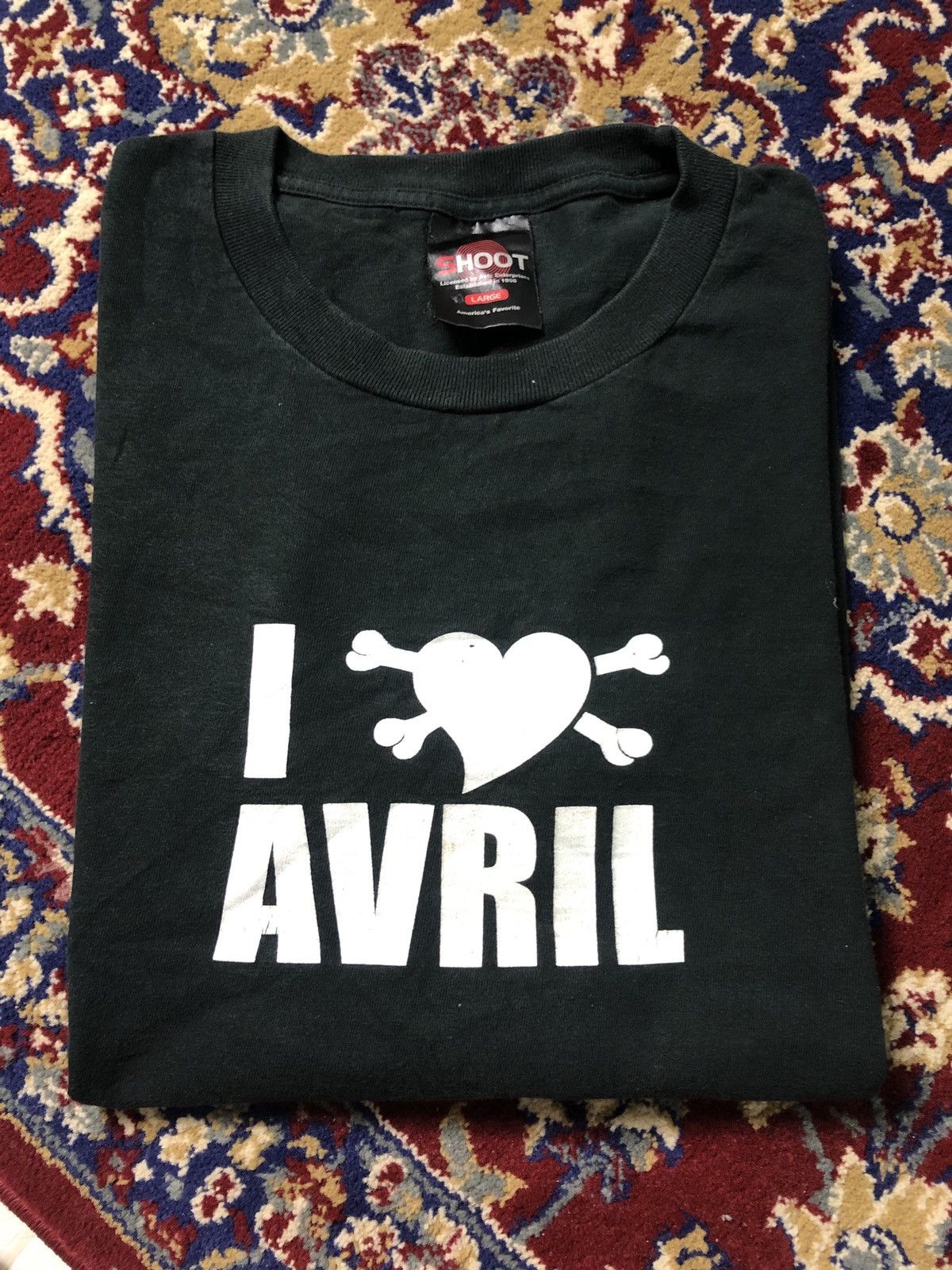 Rap Tees Vintage Official “Avril” Avril Lavigne Shoot T-Shirt Size US M / EU 48-50 / 2 - 2 Thumbnail