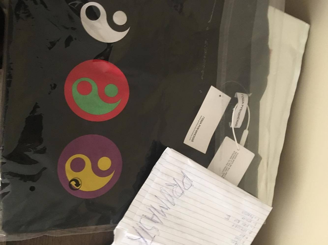 yingyang様 Ying Yang tee, black, M