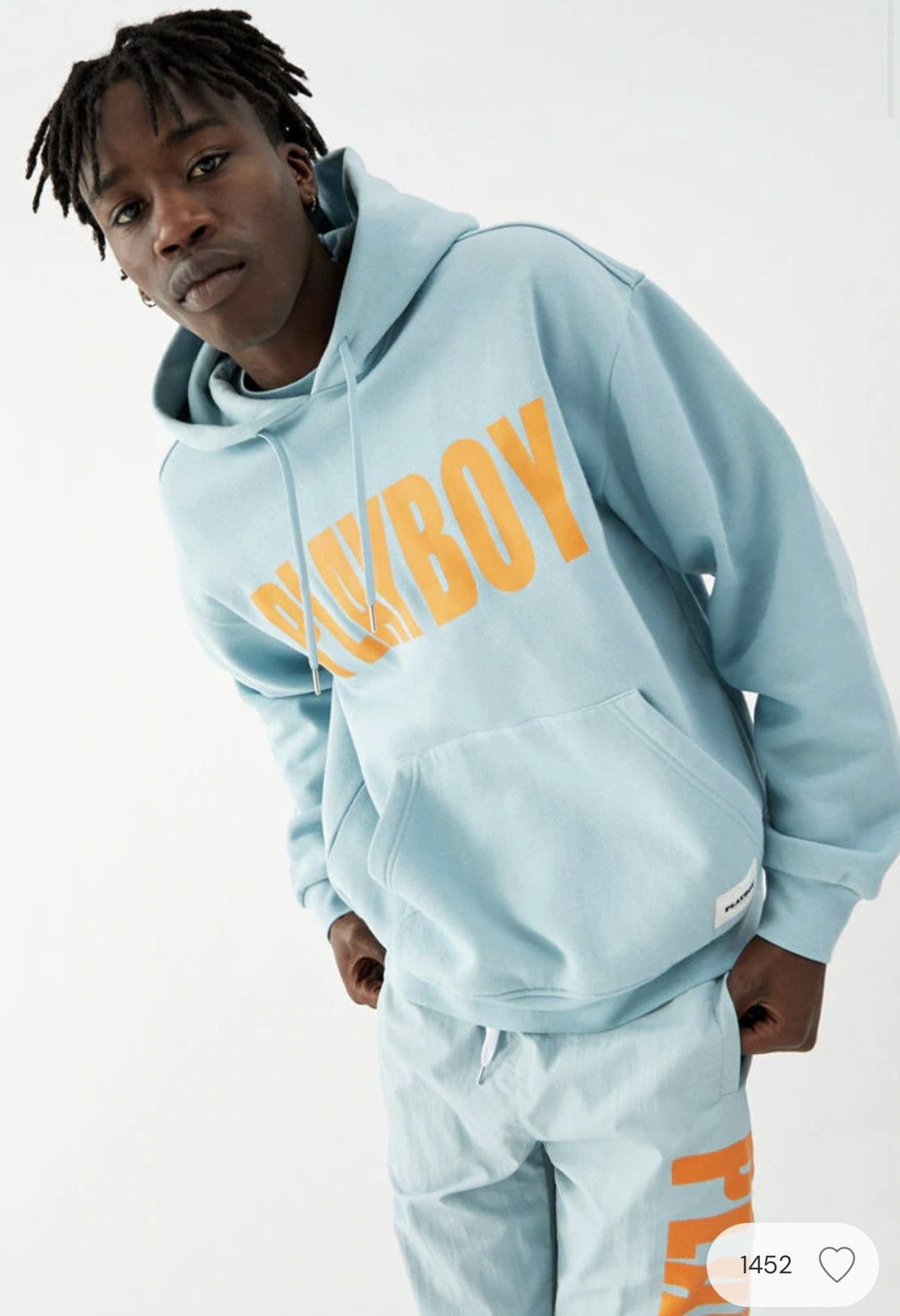 Blue playboy hoodie pacsun cheap