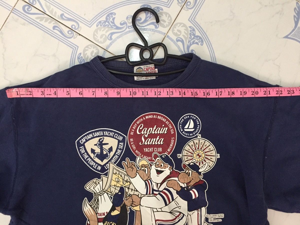 Japanese Brand Captain Santa Front Back Printed Sweatshirt Made in Japan Size US L / EU 52-54 / 3 - 15 Thumbnail