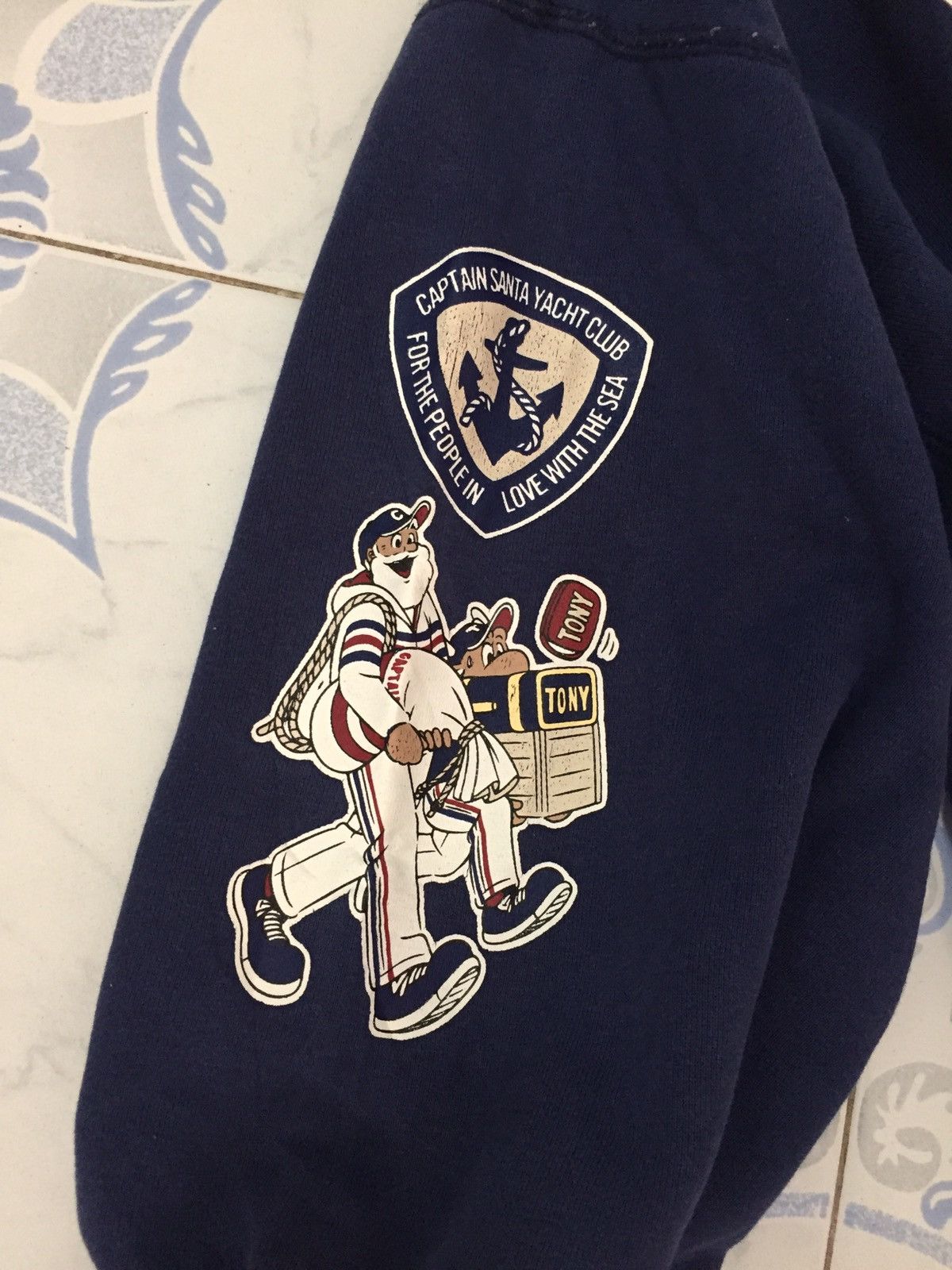 Japanese Brand Captain Santa Front Back Printed Sweatshirt Made in Japan Size US L / EU 52-54 / 3 - 8 Thumbnail