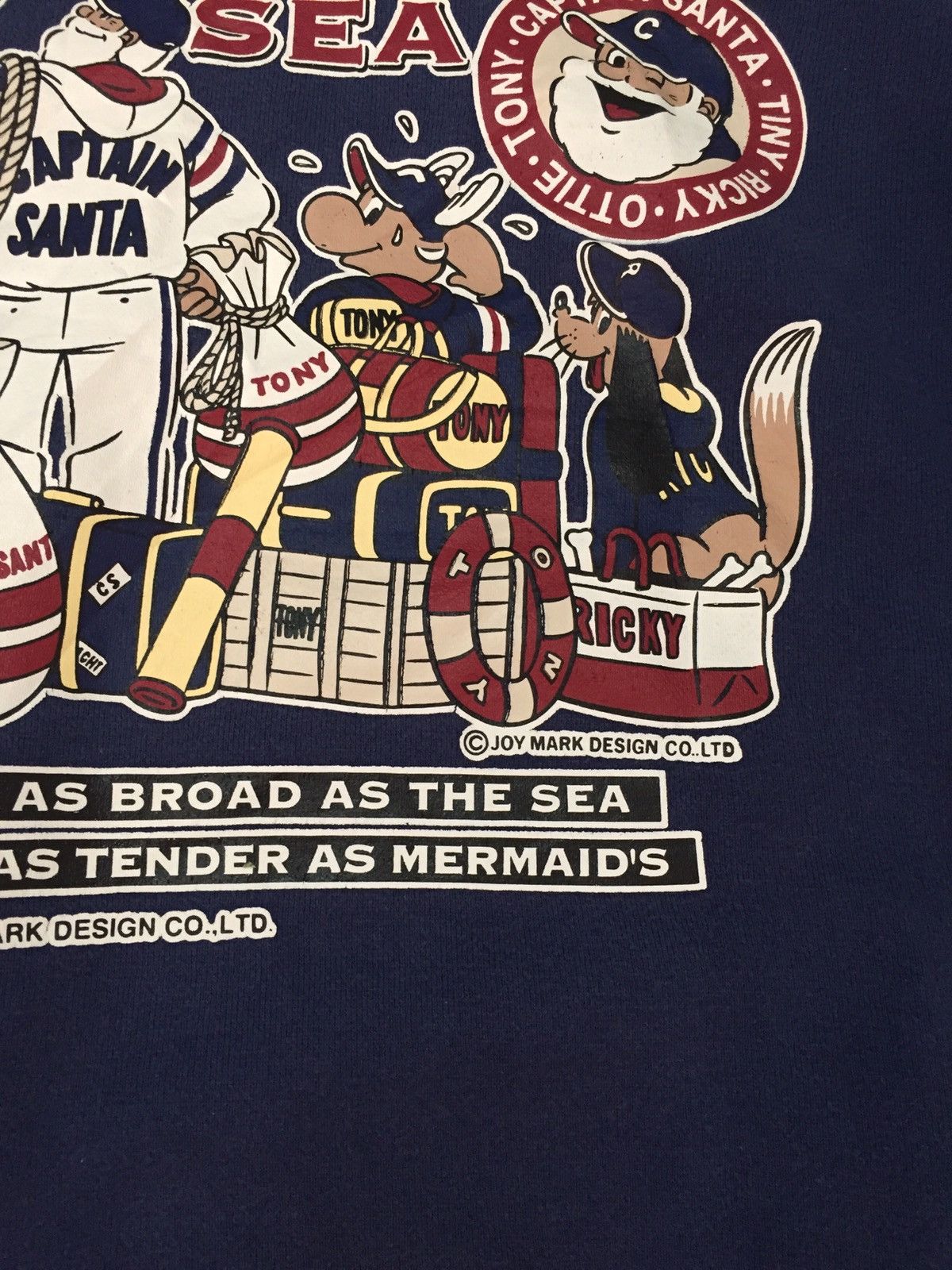 Japanese Brand Captain Santa Front Back Printed Sweatshirt Made in Japan Size US L / EU 52-54 / 3 - 9 Thumbnail