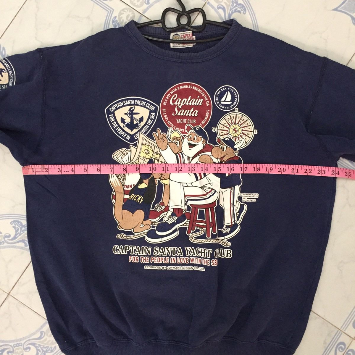 Japanese Brand Captain Santa Front Back Printed Sweatshirt Made in Japan Size US L / EU 52-54 / 3 - 13 Thumbnail