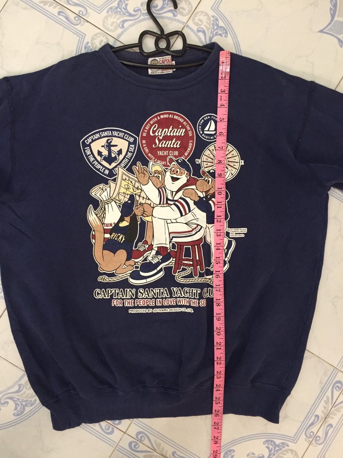Japanese Brand Captain Santa Front Back Printed Sweatshirt Made in Japan Size US L / EU 52-54 / 3 - 14 Thumbnail