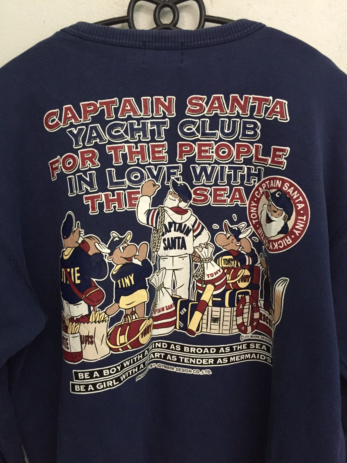 Japanese Brand Captain Santa Front Back Printed Sweatshirt Made in Japan Size US L / EU 52-54 / 3 - 4 Thumbnail
