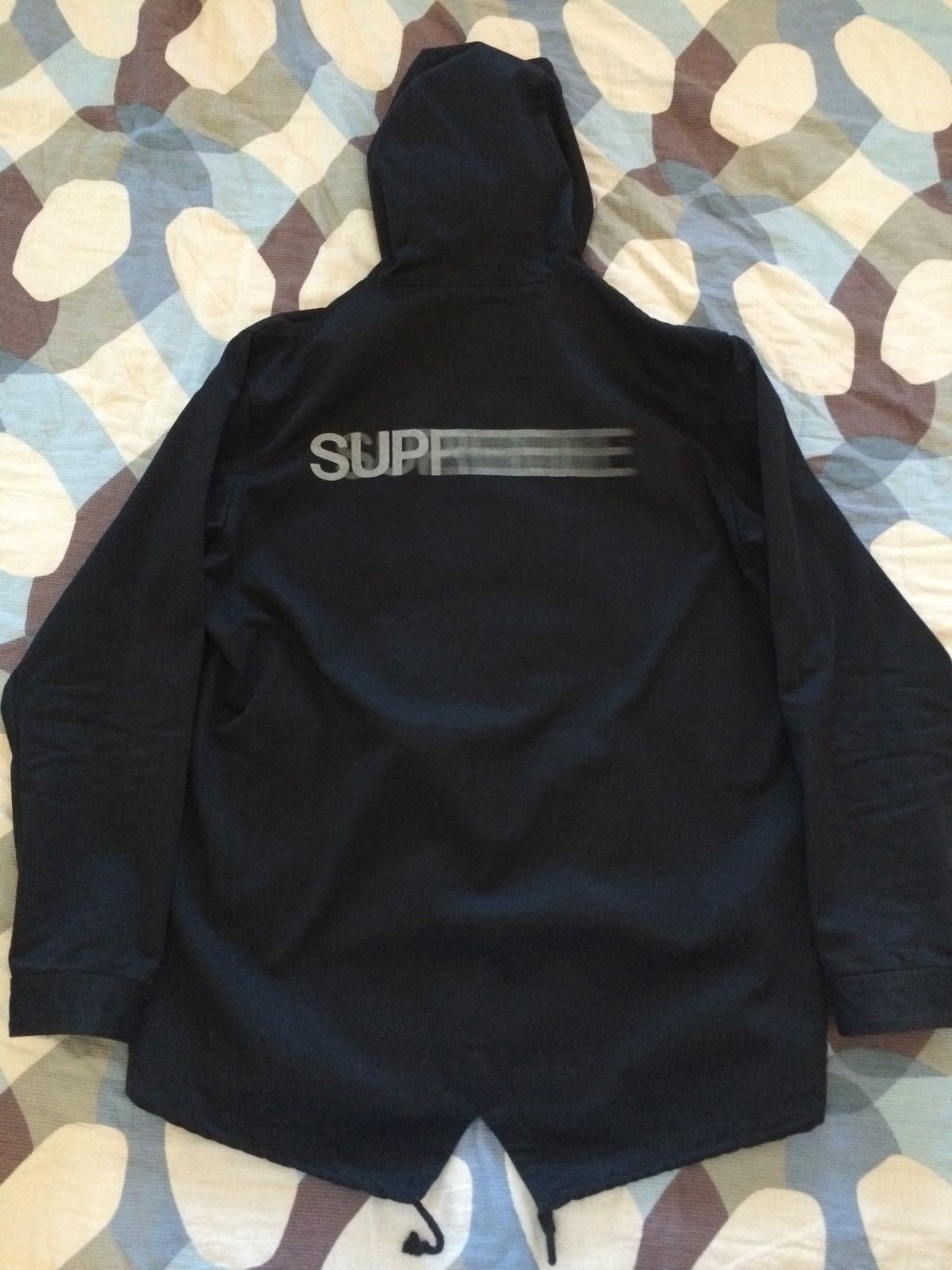 Supreme Motion Logo Fishtail Parka | Grailed