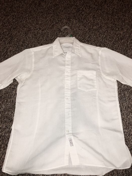 Christian Dior Monsieur Vintage Christian Dior White Button Up