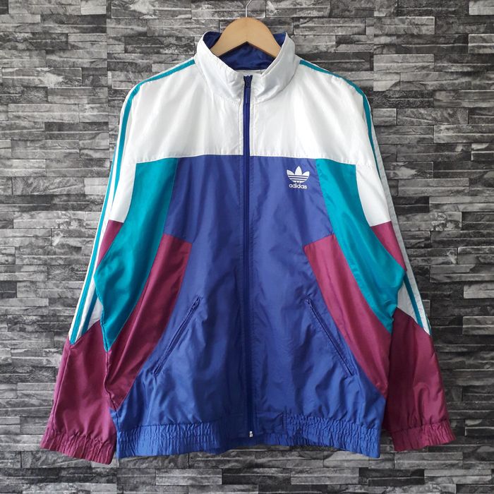 Vintage 90s adidas on sale windbreaker