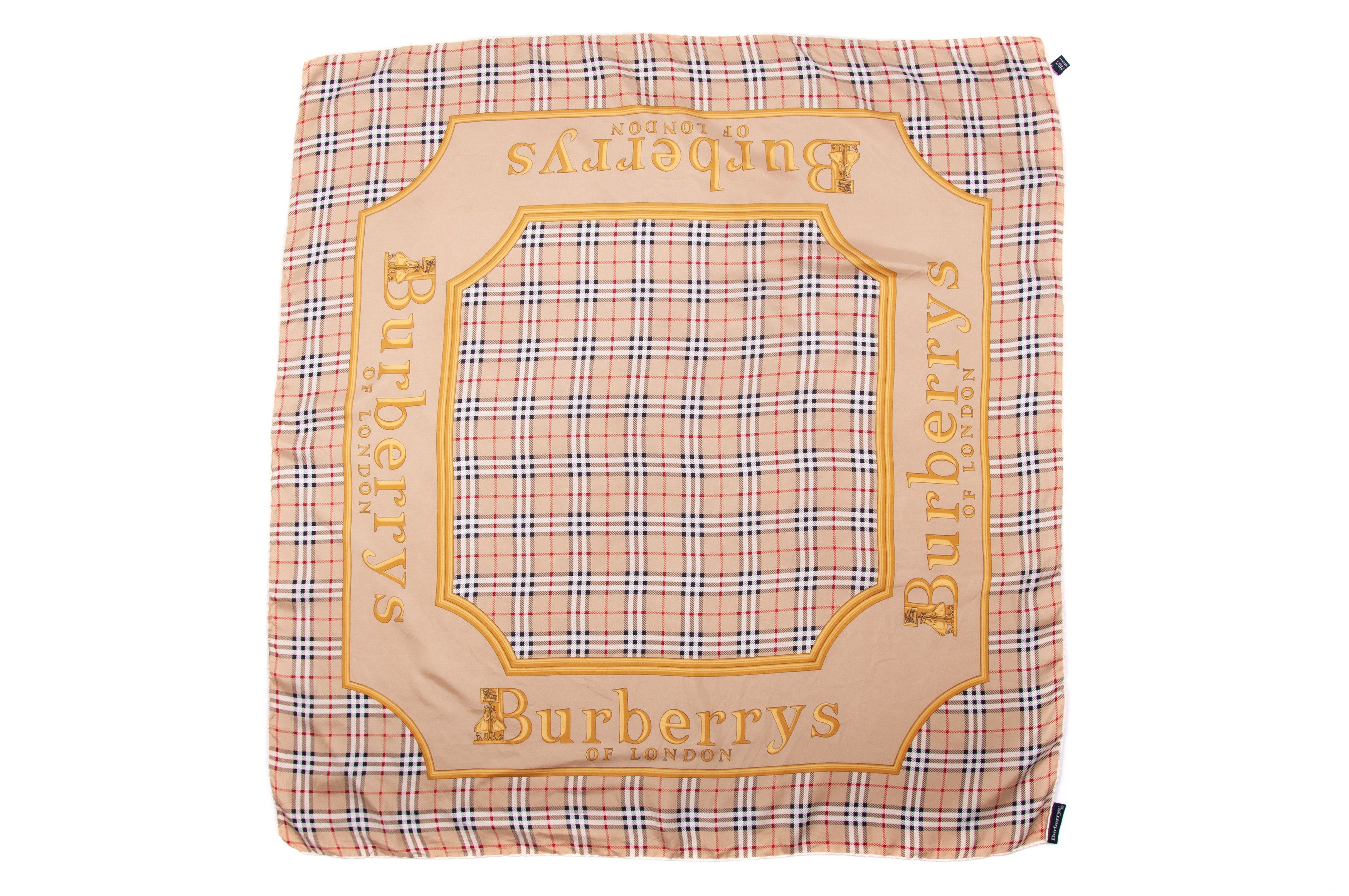Burberry Nova Check Plaid Scarf