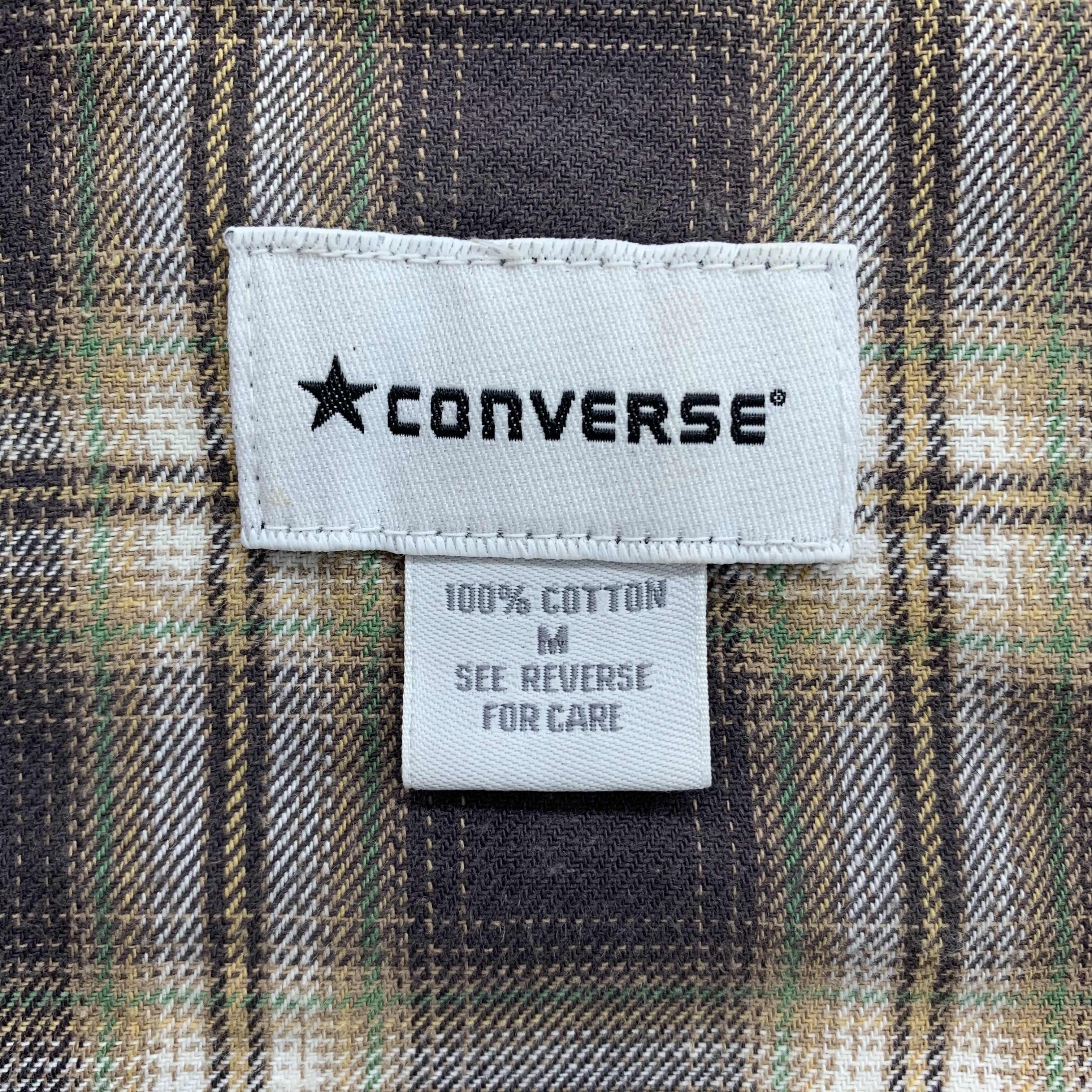 Converse × Flannel × Vintage Vintage Converse Flannel Shirt Snap Button Size US M / EU 48-50 / 2 - 5 Thumbnail
