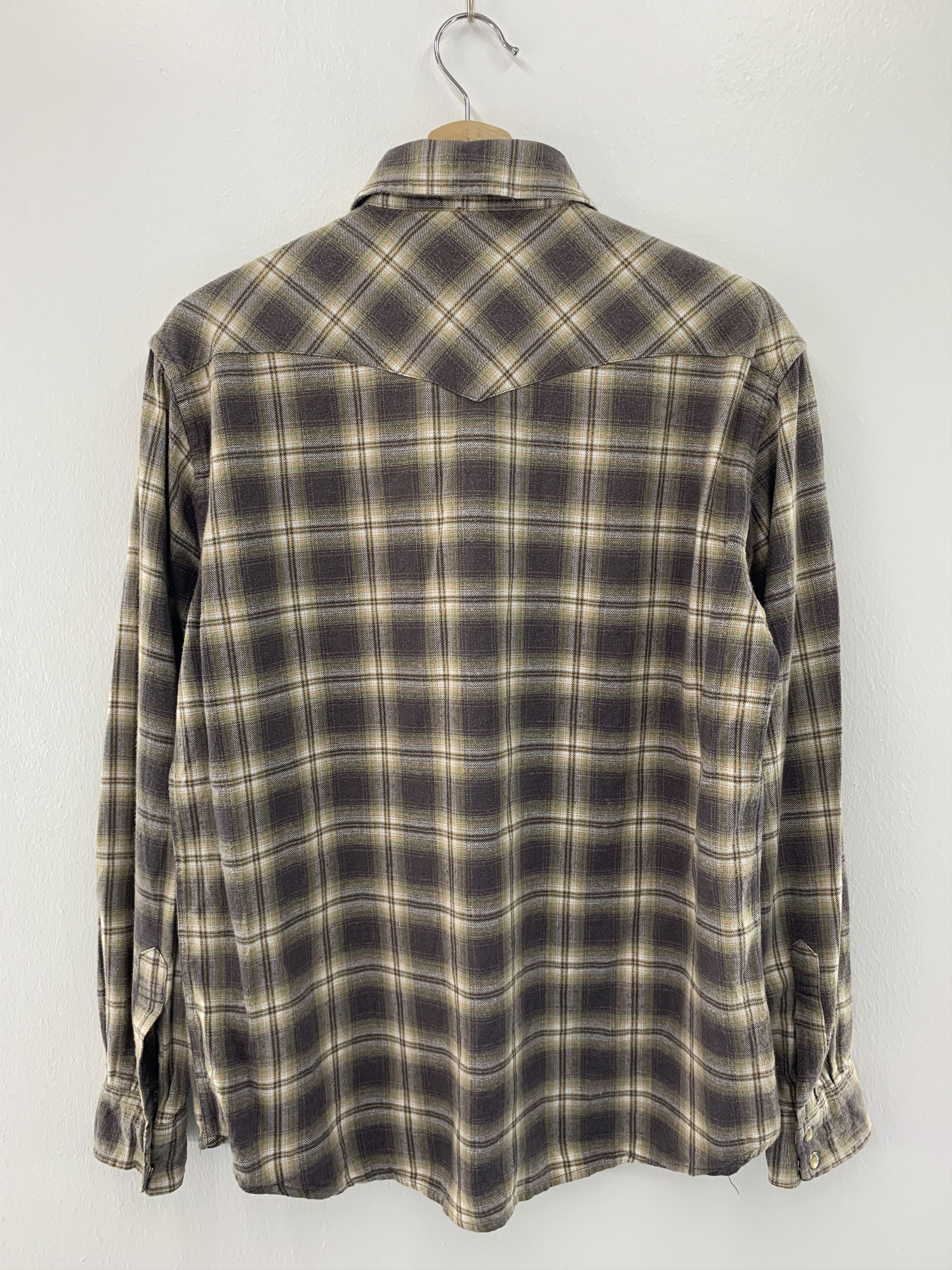Converse × Flannel × Vintage Vintage Converse Flannel Shirt Snap Button Size US M / EU 48-50 / 2 - 2 Thumbnail