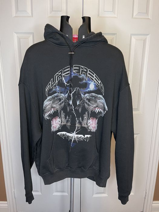 Represent Clo. Pure Breed Vintage Black Hoodie Grailed