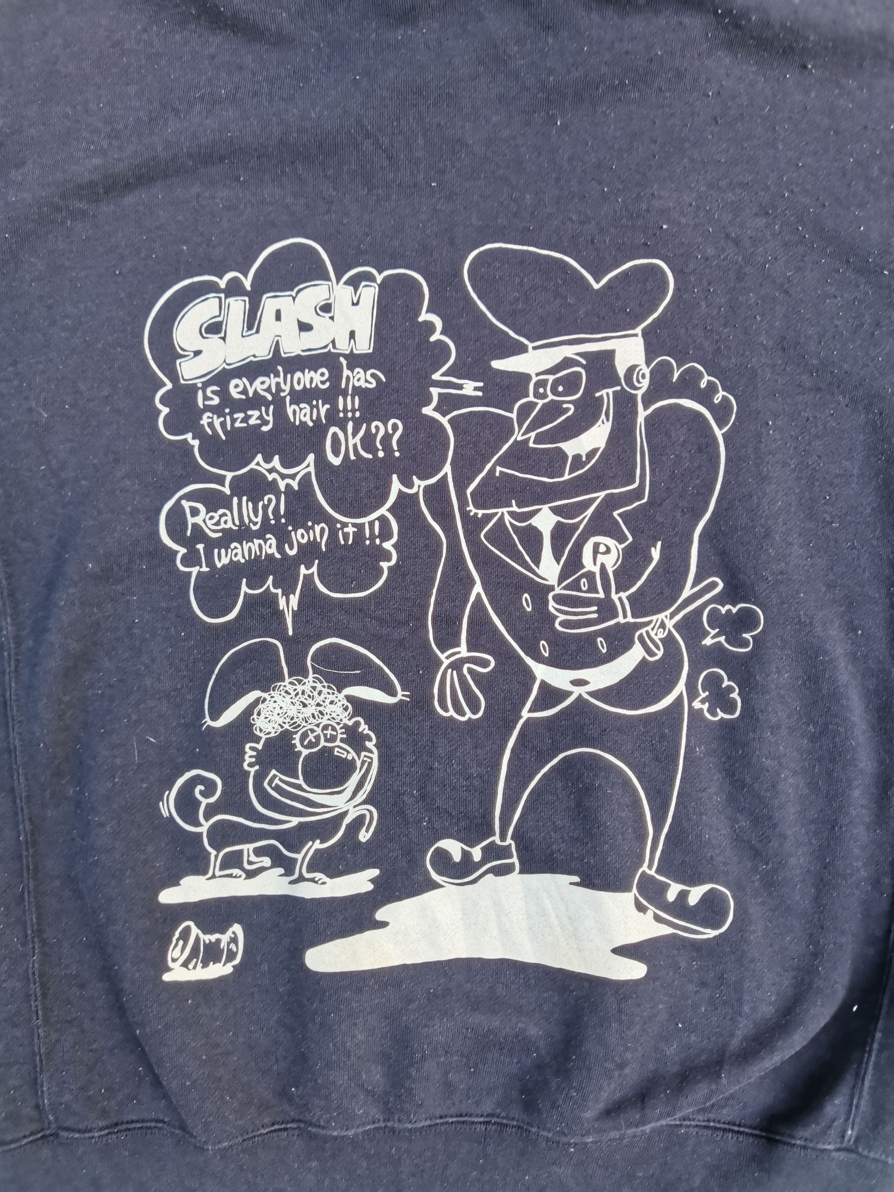 Japanese Brand Slash is Everyone has Frizzy Hair Hoodie Sweatshirt Size US M / EU 48-50 / 2 - 3 Thumbnail