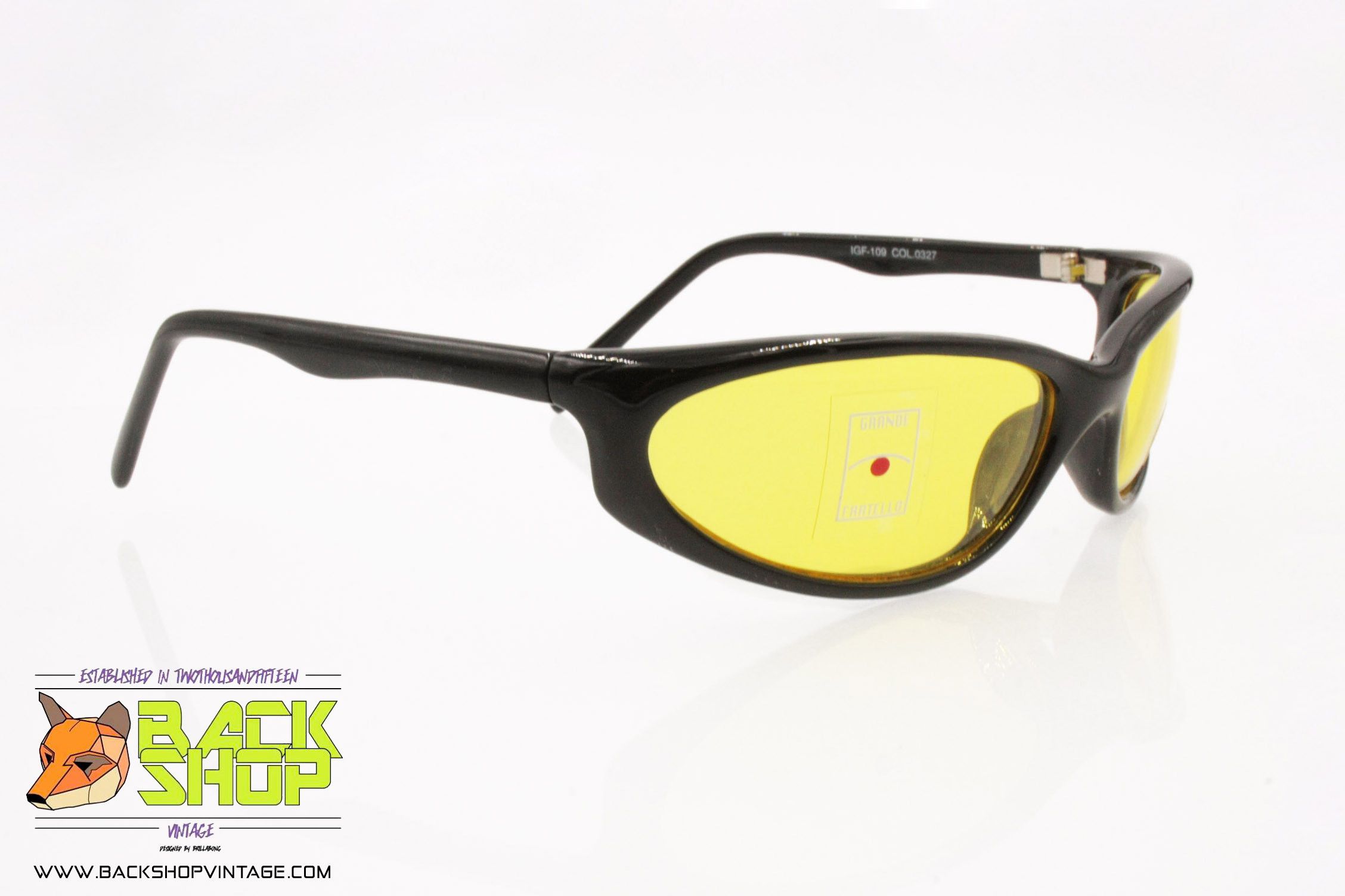 Vintage GRANDE FRATELLO mod. IGF-109 0327 Vintage Sunglasses, NOS Size ONE SIZE - 3 Thumbnail