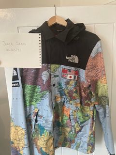 Supreme North Face Map Jacket | Grailed