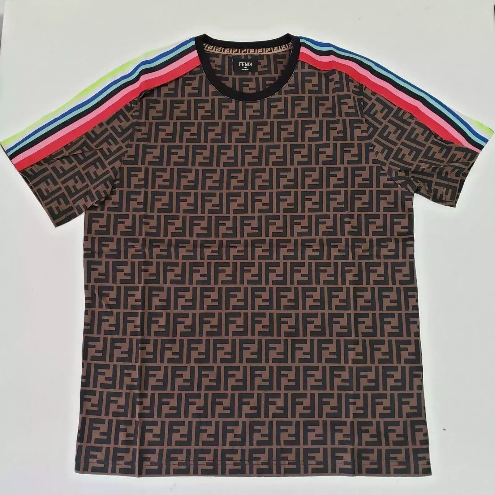 Fendi rainbow shirt on sale