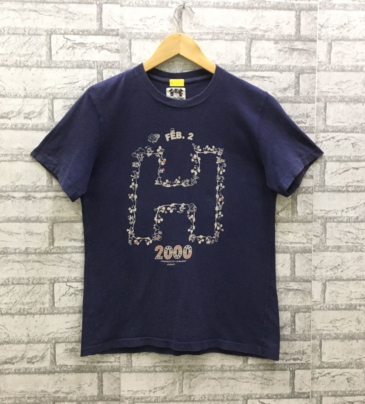 HOLLYWOOD RANCH MARKET Vintage H R Market X Disney Mickey Mouse T-shirt Size US S / EU 44-46 / 1 - 1 Thumbnail