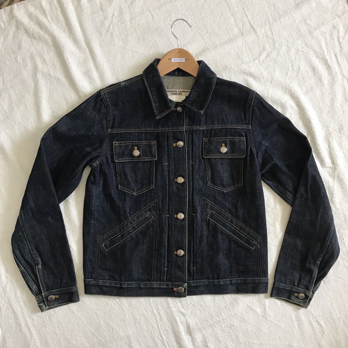 Katharine Hamnett London VINTAGE DENIM TRUCKER JACKET KATHARINE HAMNETT LONDON Size US M / EU 48-50 / 2 - 1 Thumbnail