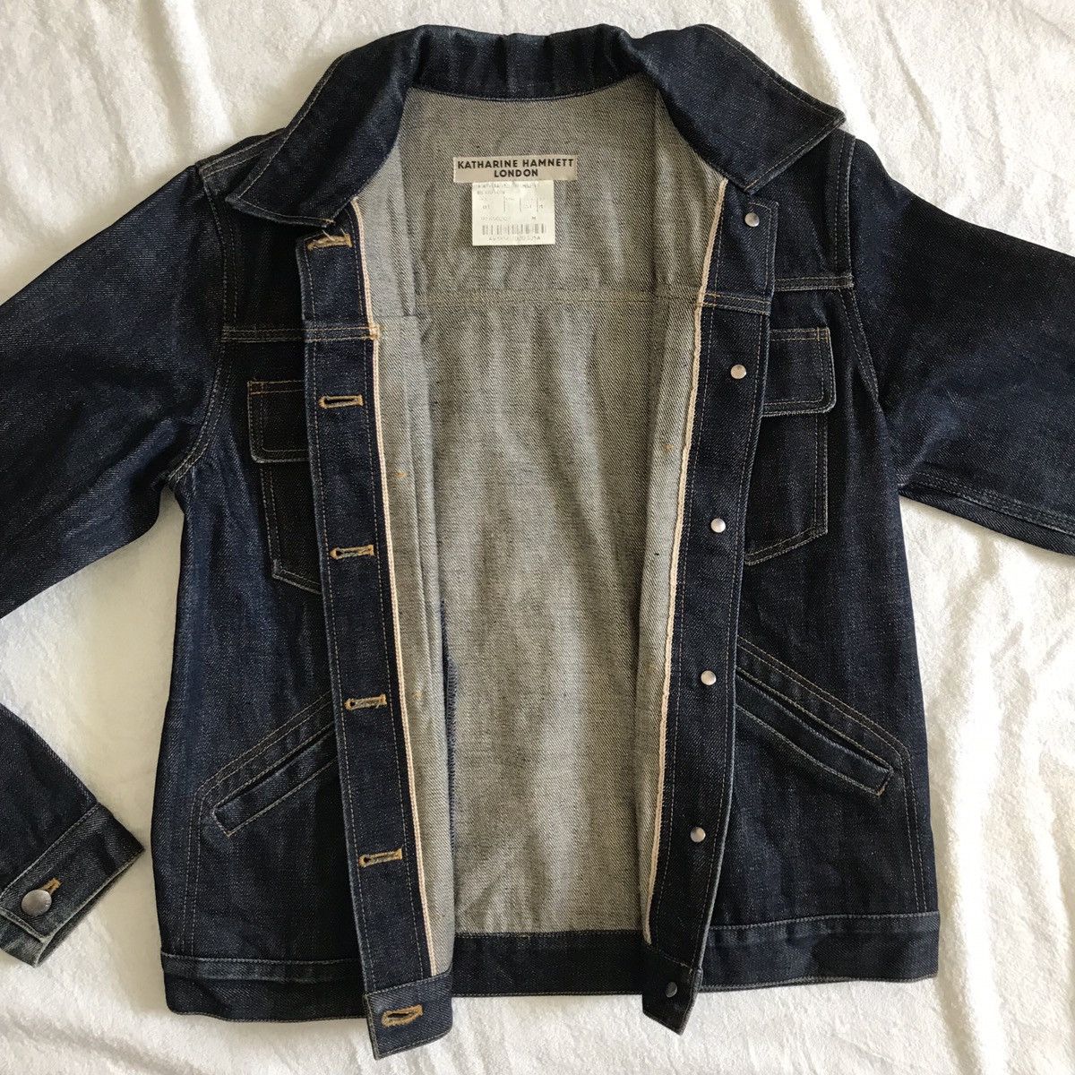 Katharine Hamnett London VINTAGE DENIM TRUCKER JACKET KATHARINE HAMNETT LONDON Size US M / EU 48-50 / 2 - 5 Thumbnail
