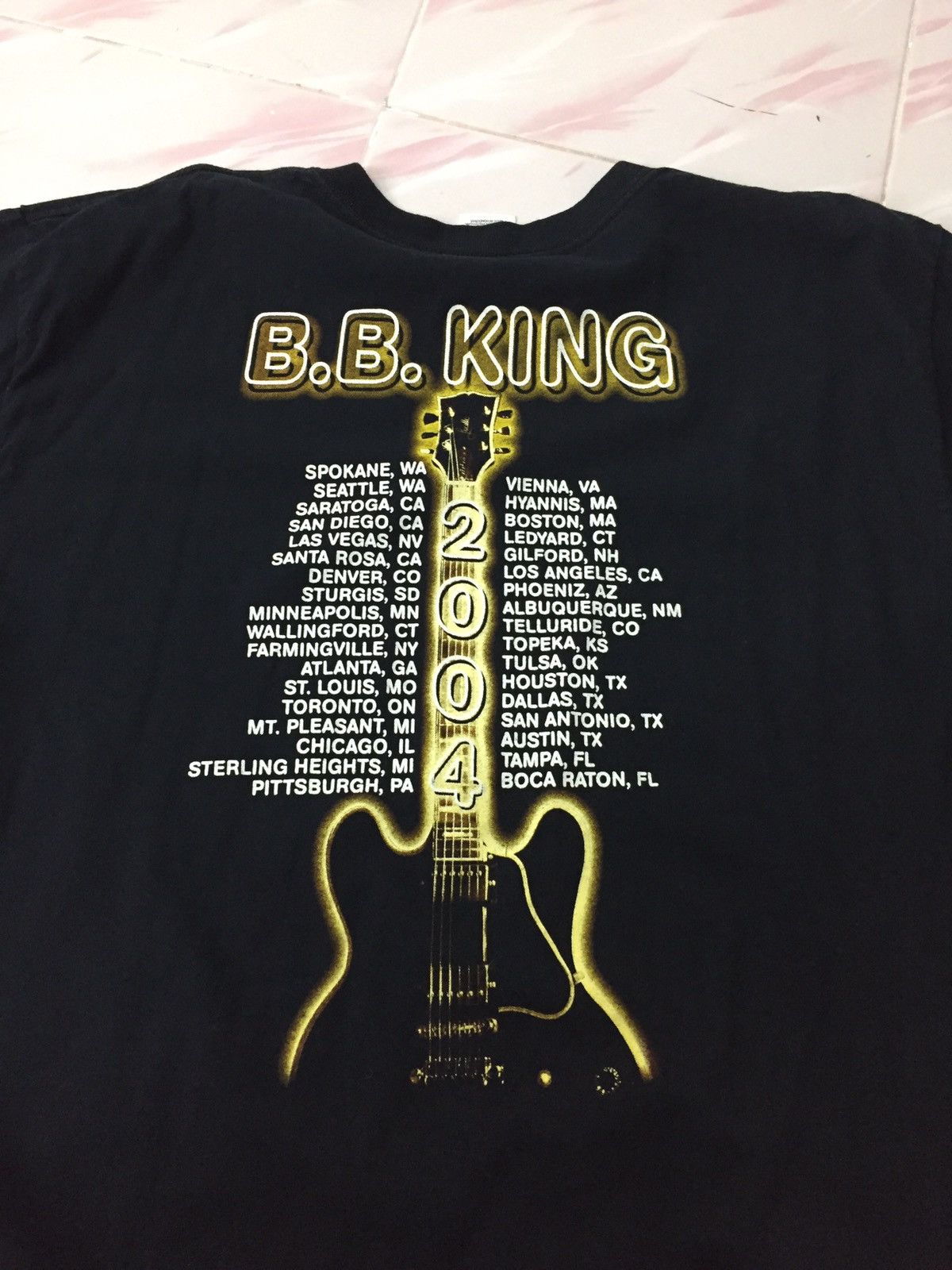Band Tees × Rap Tees Vintage 2004 Tour B.B King Size US L / EU 52-54 / 3 - 4 Thumbnail