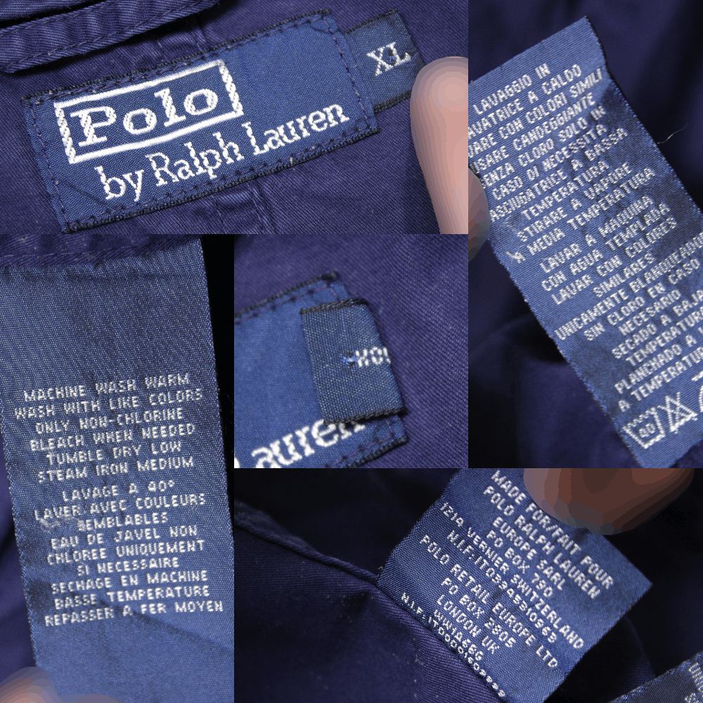 Polo Ralph Lauren 90S Logo Casual Jacket Vintage Size US XL / EU 56 / 4 - 12 Thumbnail