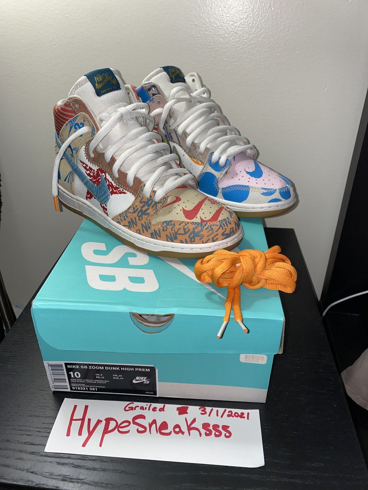 Nike sb zoom dunk high prem best sale