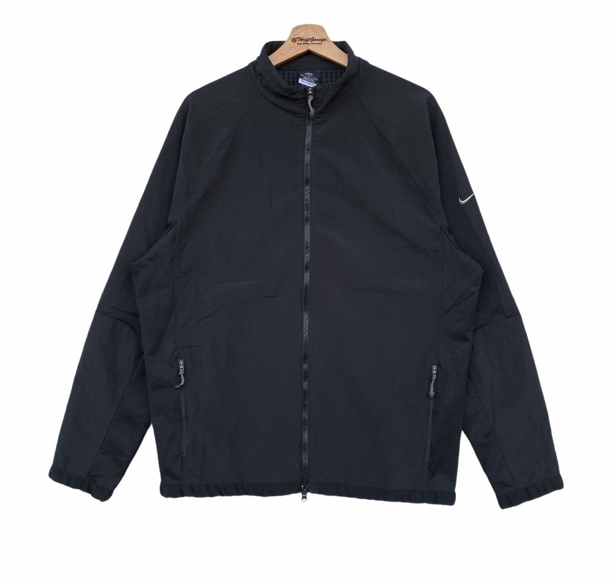 00s NIKE ジップアップライトジャケット sphere pro ブラック NIKE Team Nike Sphere Pro Full Zip Jacket Men's Small Black