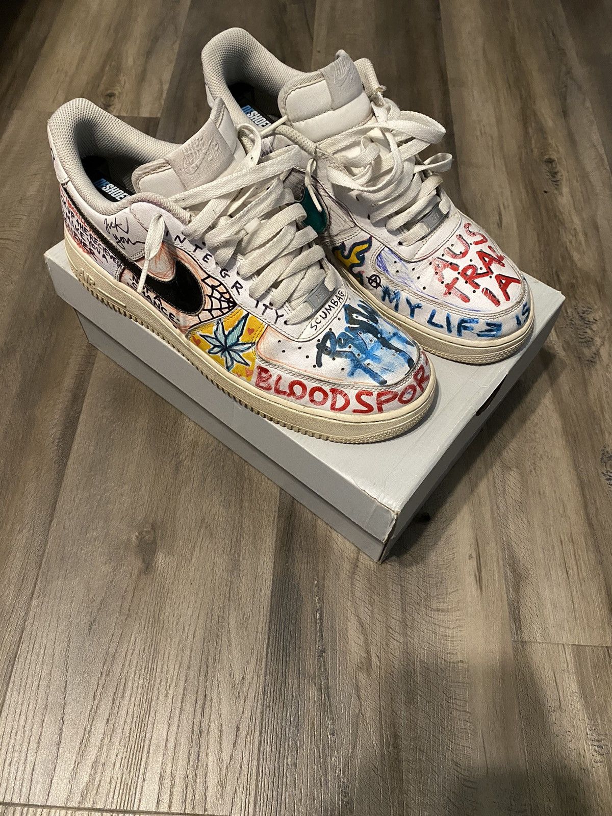 vlone x pauly af1