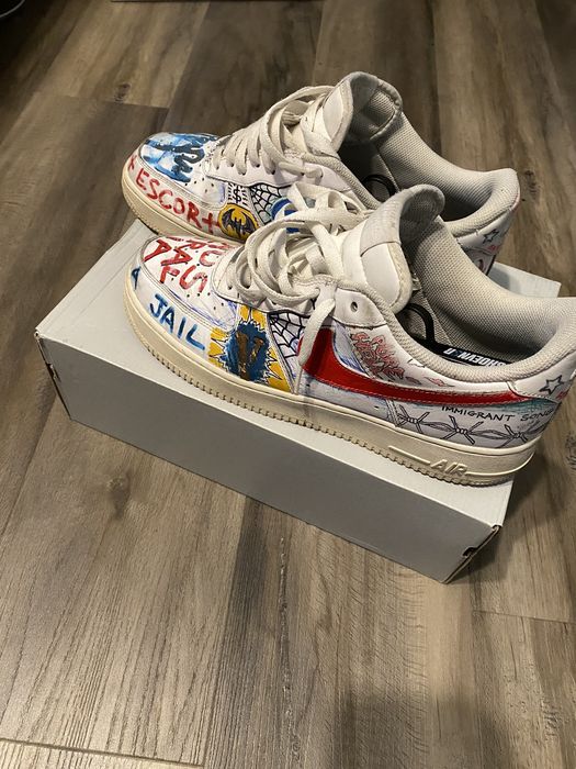 pauly vlone x nike air force