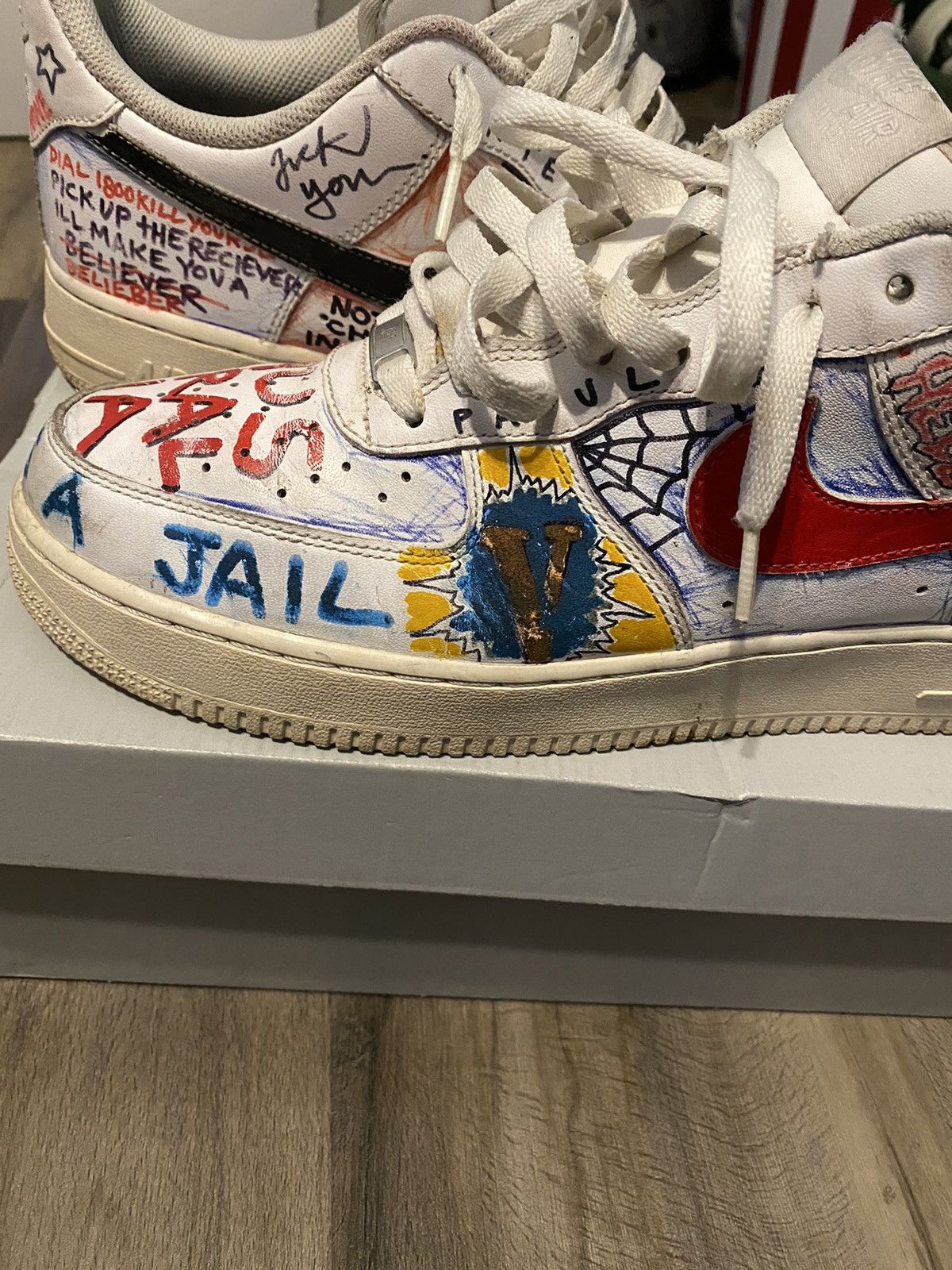 vlone x pauly af1