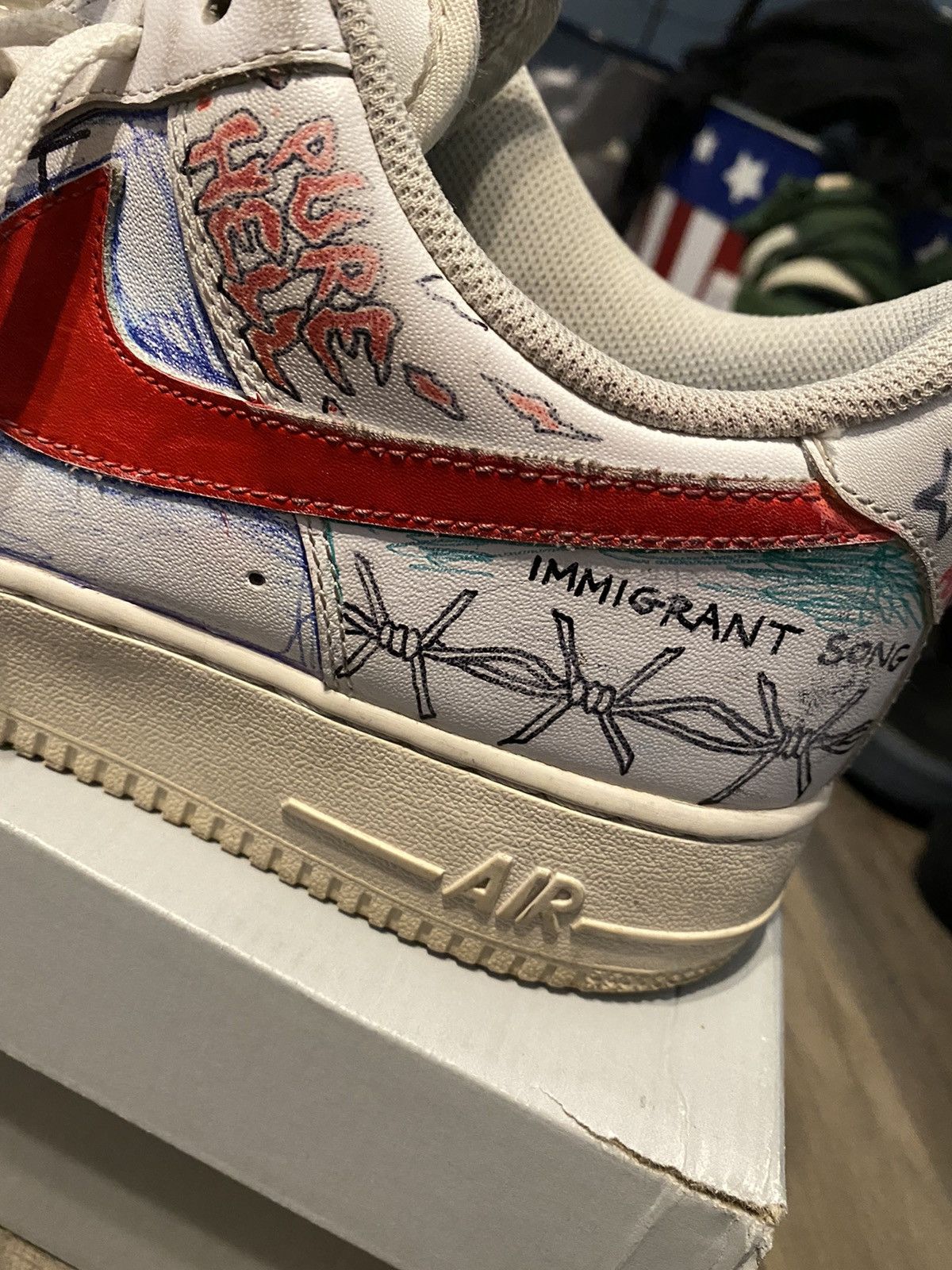 vlone x pauly af1