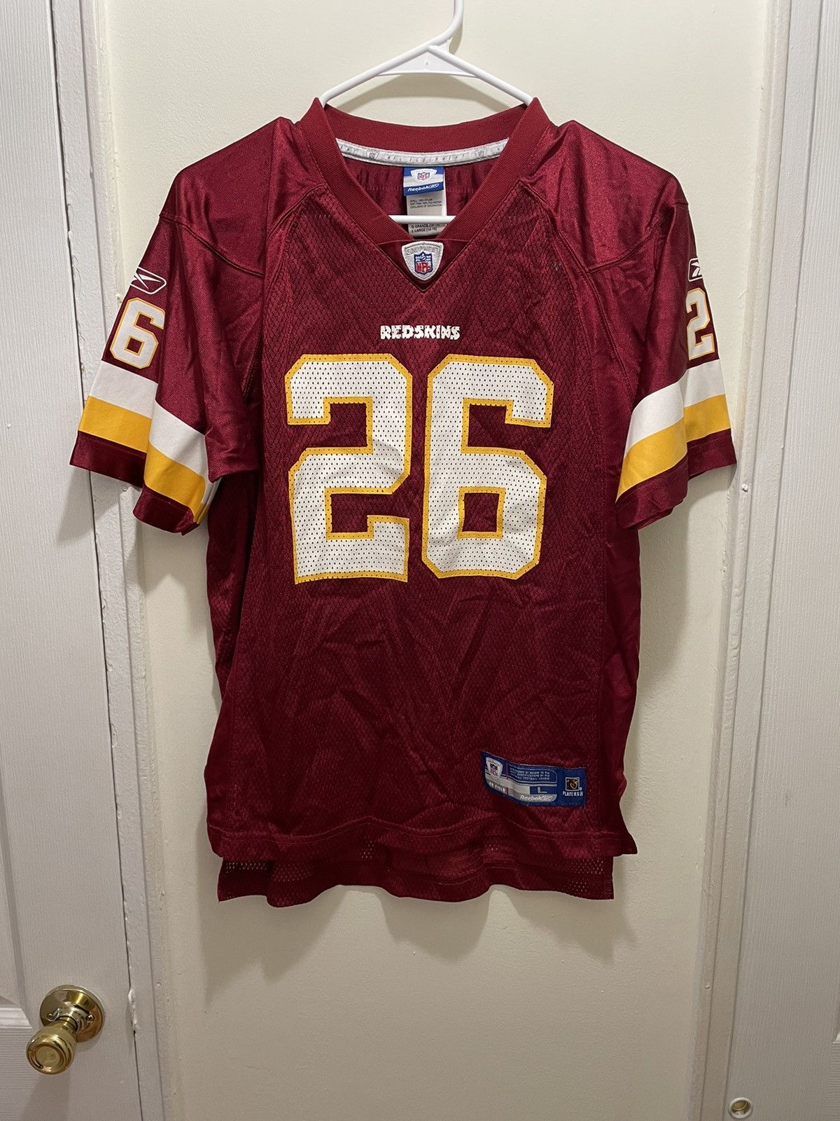 Clinton Portis #26 Washington Redskins NFL Reebok Jersey - Small