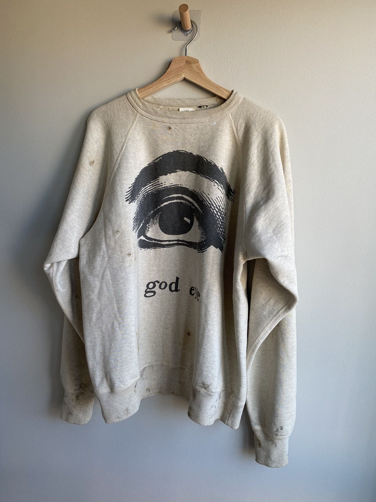 READYMADE Saint michaels God eye sweater distressed vintage | Grailed