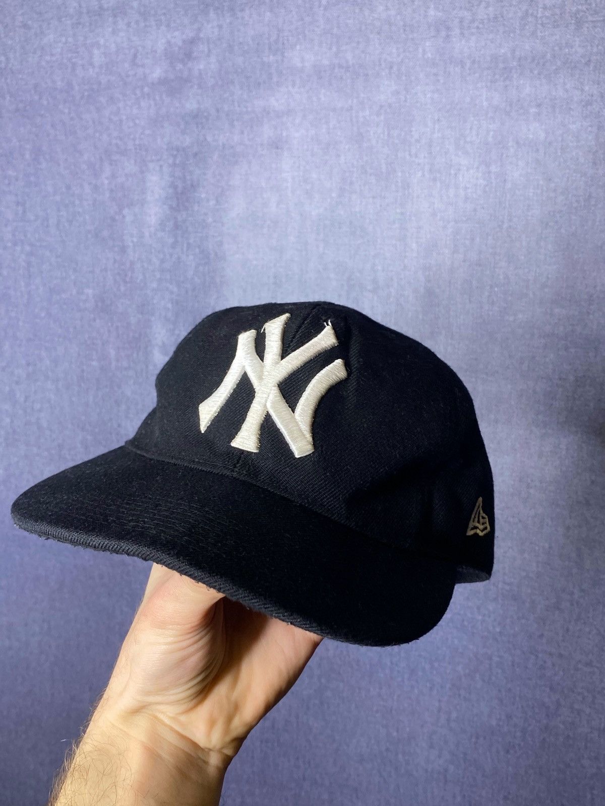 New Era × Vintage Vintage New Era cap Mlb hats baseball black 6 7/8 Size ONE SIZE - 1 Thumbnail