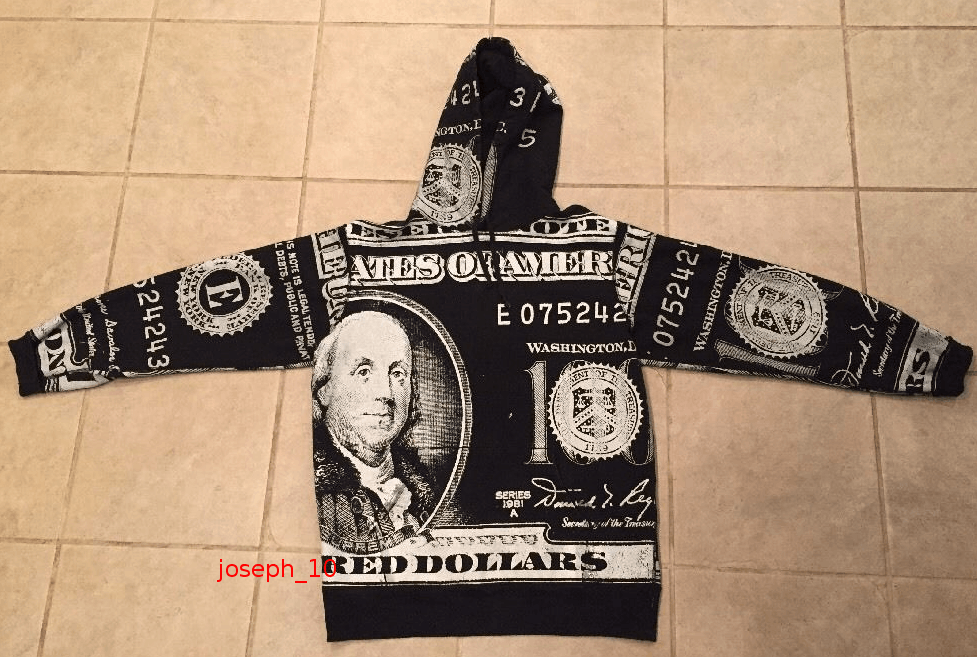 Supreme ben outlet franklin hoodie